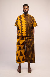 Yellow and Brown Shirt